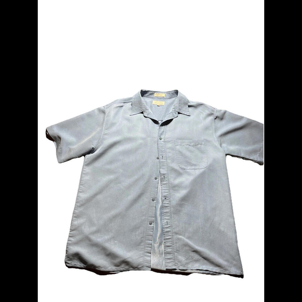 Mens Size XL Collared GoIf Island Style Shirt Button Down Casual Beachy